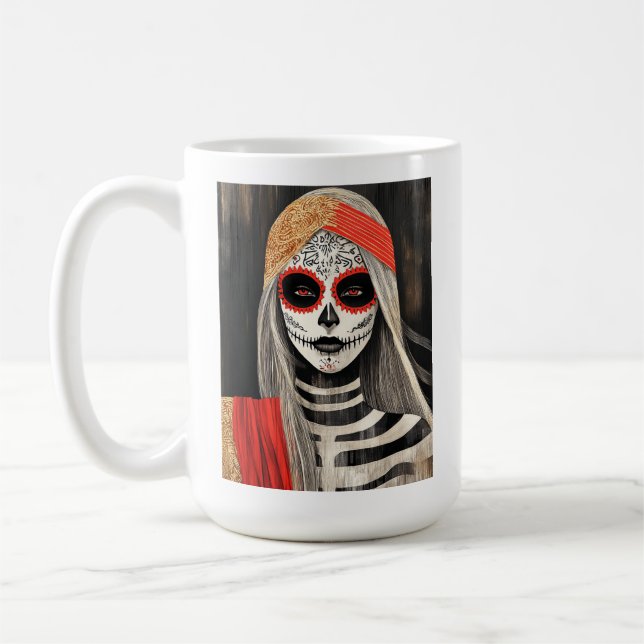 Caneca De Café La Catrina Pirate (Esquerda)