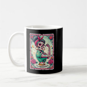 Caneca De Café La Chingona Tarot Card Engraçada Espanha Slang Bos