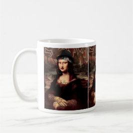 Caneca De Café La Chola Mona Lisa Mexicana