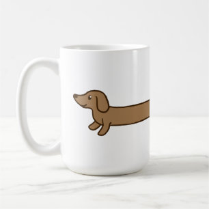 Caneca De Café Lã de Dachshund, Cuja Longa Duração É Boa