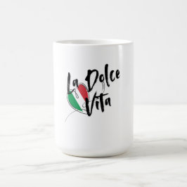 CANECA DE CAFÉ LA DOLCE VITA ,THE ITALIAN SWEET LIFE