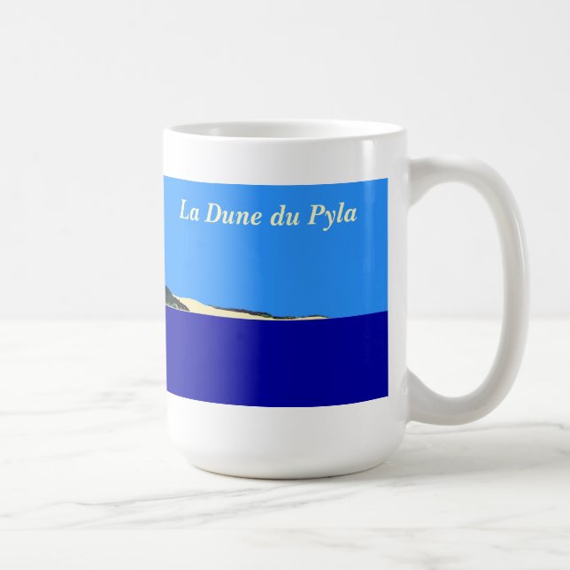 Caneca De Café "La Duna du Pyla " (Direita)