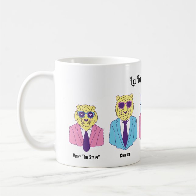 Caneca De Café "La Feral Famiglia" - Tripulação de Cheios (Esquerda)