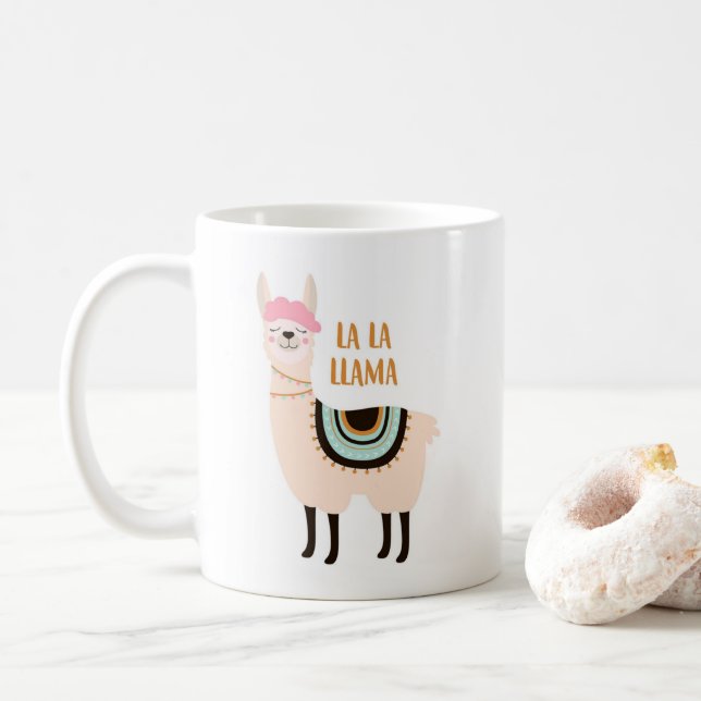 Caneca De Café La Llama Mug (Com Donut)