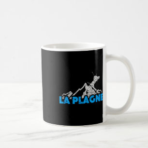 Caneca De Café La Plagne Skiing Snowboard França Resort Distrital