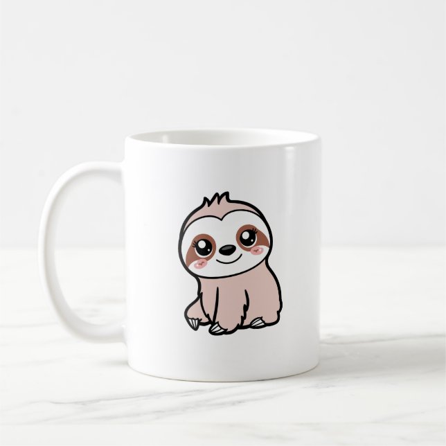 Caneca De Café Lã Rosa Bonita (Esquerda)