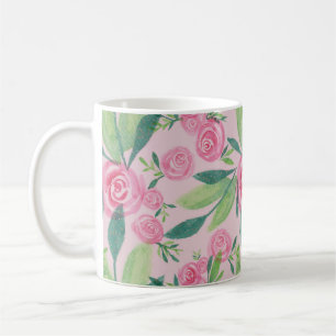 Caneca De Café La Rosa Whimsy Dourada Spotted Floral Mug