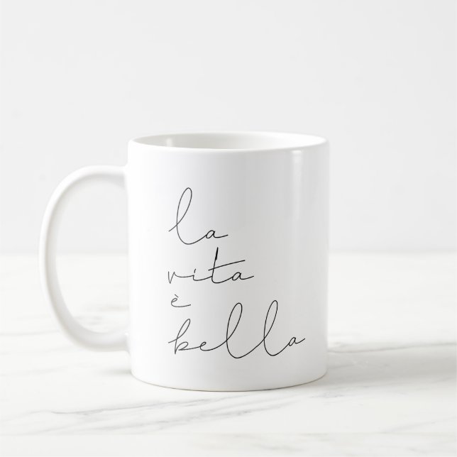 Caneca De Café La vita è bella (Esquerda)