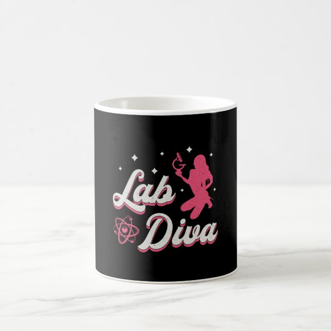 Caneca De Café Lab Diva Laboratorial Technician Science Lab Tech (Centro)