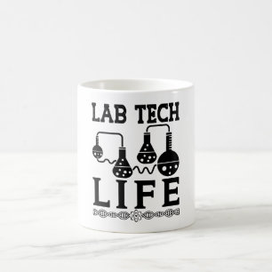 Caneca De Café Lab Tech Life Doctor Chemist Laboratory Technician