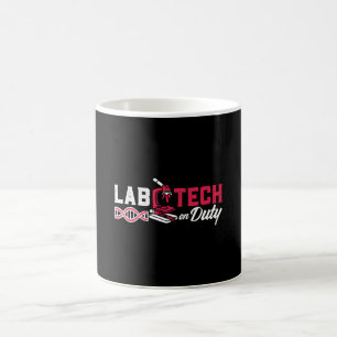 Caneca De Café Lab Tech On Duty Laboratory Technician Science