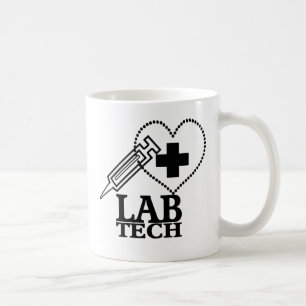 CANECA DE CAFÉ LAB TECNT HEARINGE LOGO - CIENTISTA LABORATORIAL