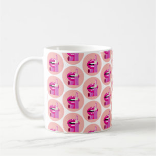 Caneca De Café Lábios