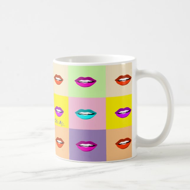 Caneca De Café Lábios pop (Direita)