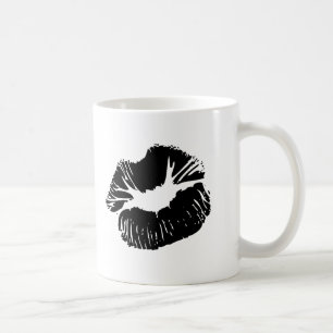 Caneca De Café Lábios pretos