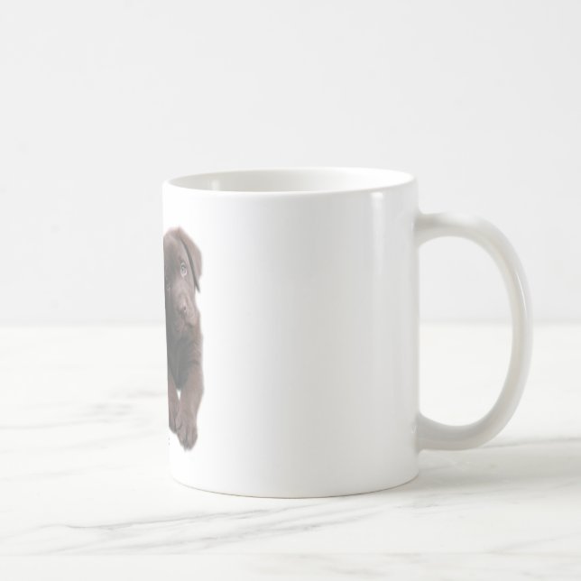 Caneca De Café Laboratório do filhote de cachorro (Direita)
