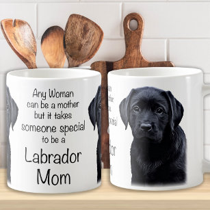 Caneca De Café Laboratório Preto - Mãe Labradora