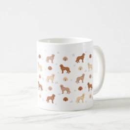 Caneca De Café Labradoodle dog mug, presente para amantes de cach