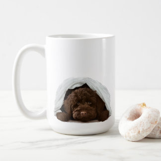 Caneca De Café Labradoodle Goldendoodle Cachorro Mamãe Doodle Dif