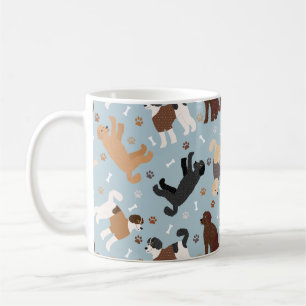 Caneca De Café Labradoodle / Ossos e patas de Goldendoodle