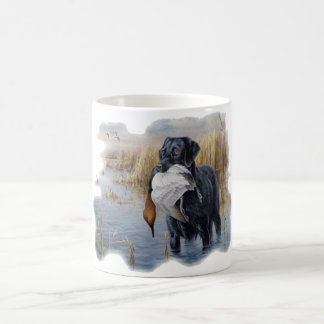 Caneca De Café Labrador com caça do pato do pato