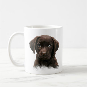 Caneca De Café Labrador de chocolate