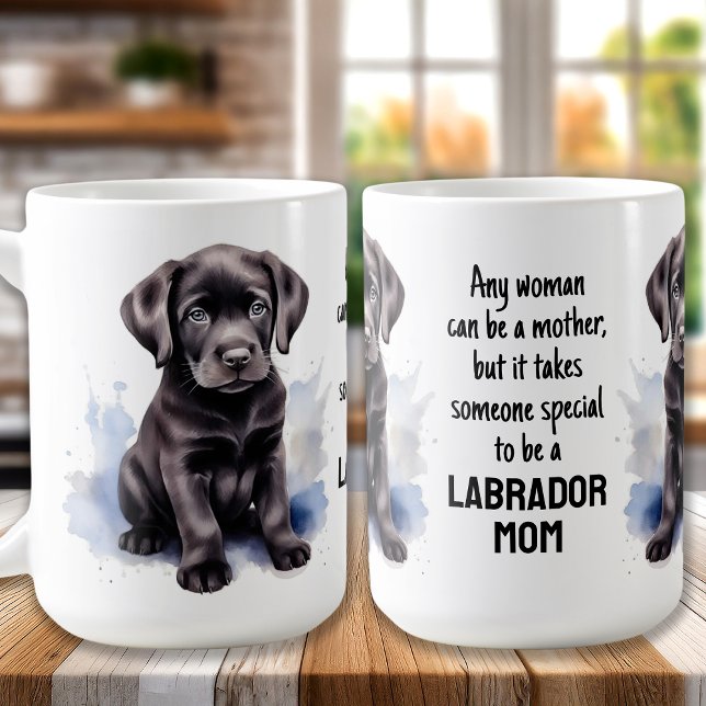 Caneca De Café Labrador Mãe Cão Cachorro Cachorro Cachorro Dia de (Criador carregado)