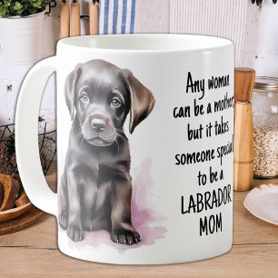 Caneca De Café Labrador Mãe, Cute Trendy Cachorro