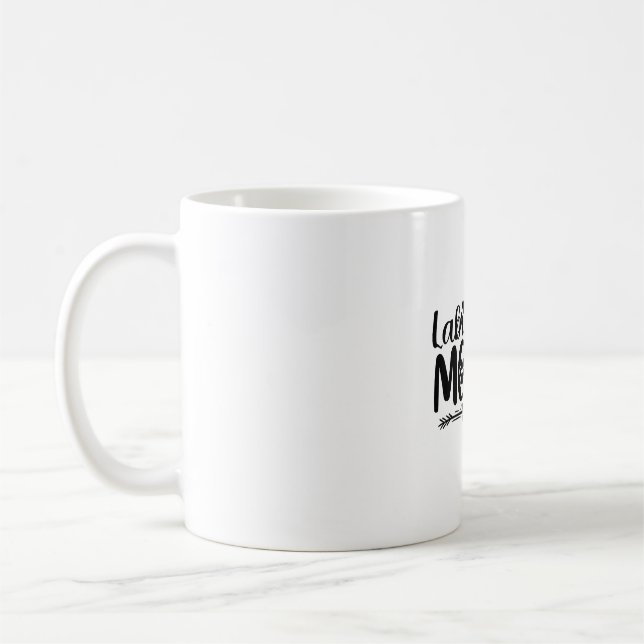 Caneca De Café Labrador Mãe SVG � Silhueta de Cachorro & Desi de  (Esquerda)