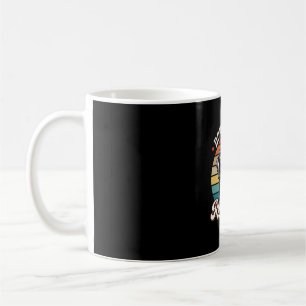 Caneca De Café Labrador Não Para de Recuperar Cão Retro
