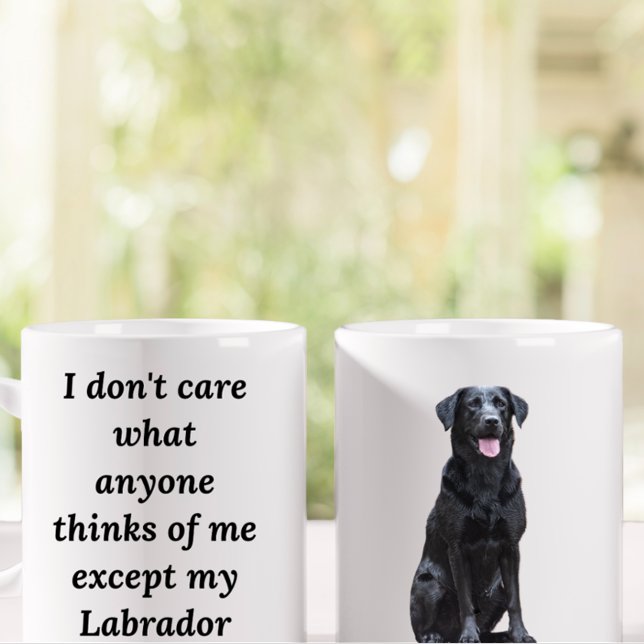 Caneca De Café Labrador Negro de 11 oz - Gift Mug (Criador carregado)