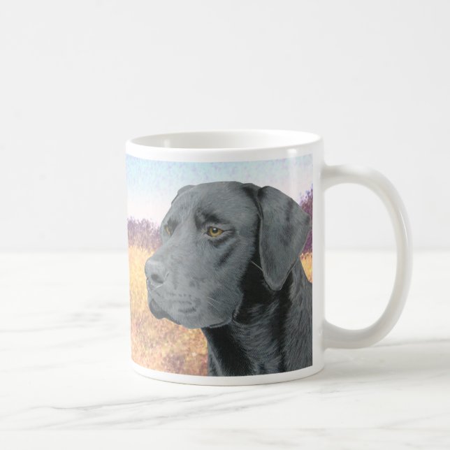 Caneca De Café Labrador preto (Direita)