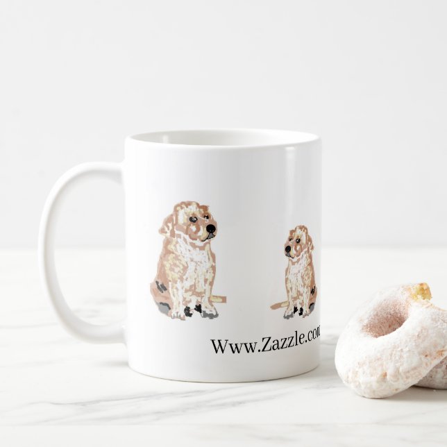 Caneca De Café Labrador Retriever (Com Donut)