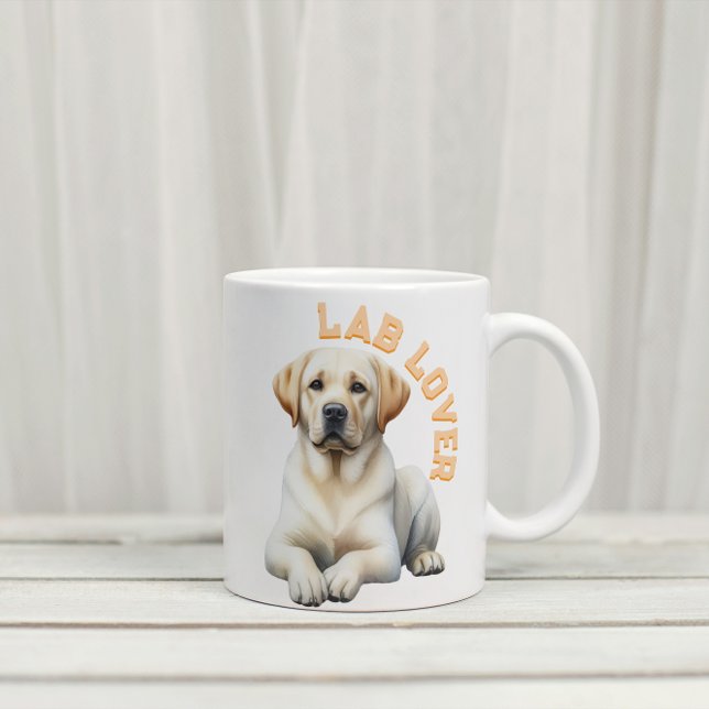 Caneca De Café Labrador Retriever Dog Lover (Criador carregado)