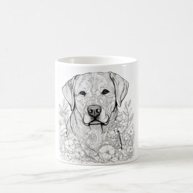 Caneca De Café Labrador Retriever Mug (Centro)