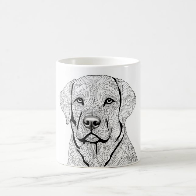 Caneca De Café Labrador Retriever Mug (Centro)