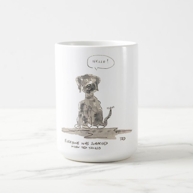 Caneca De Café Labrador T-Shirt (Centro)