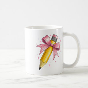 Caneca De Café Lacanice Laço Lápis Professor Aluno Primeiro Dia d