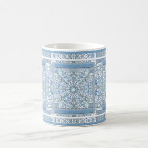 Caneca De Café Lace cerâmico Azul claro