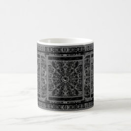 Caneca De Café Lace cerâmico Preto