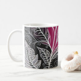 Caneca De Café Lace Effect Floral Coffee Mug