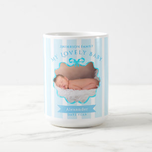Caneca De Café Laço de Arco Novo Bebê Menino 