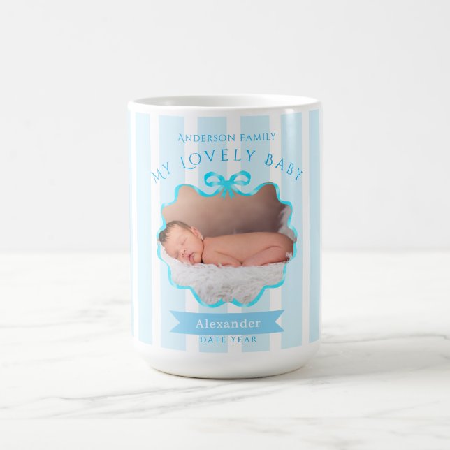 Caneca De Café Laço de Arco Novo Bebê Menino  (Centro)