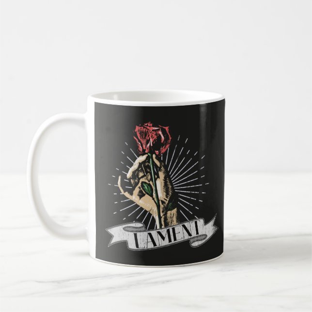 Caneca De Café Laço - Design de Streetwear gótica (Esquerda)