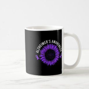 Caneca De Café Laço Roxo de Conscientização de Heimerheimer 