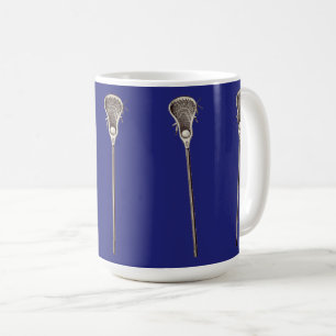 Caneca De Café Lacrosse Blue Coffee Mug