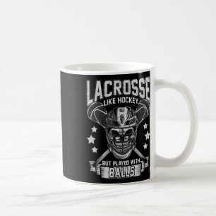 Caneca De Café Lacrosse Como Hockey Mas Jogou Com O Jogador Lax G