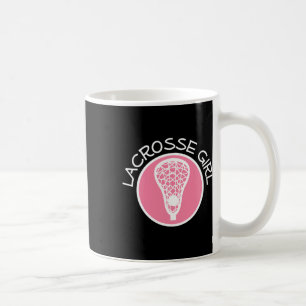 Caneca De Café Lacrosse Girl Sports Team Cute