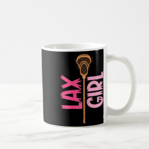 Caneca De Café Lacrosse Girl Stick Lax Girl Player Goalie Women