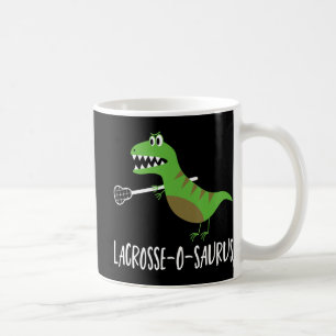 Caneca De Café Lacrosse Lax Player Dinossaur Dino Lover Sport Gif
